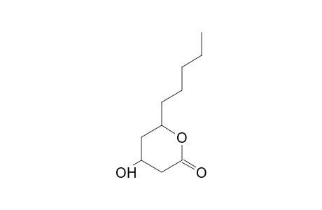 2H-Pyran-2-one, tetrahydro-4-hydroxy-6-pentyl-