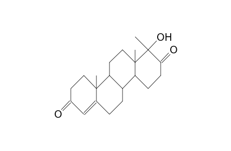 17Aa-hydroxy-17ab-methyl-D-homoandrost-4-ene-3,17-dione