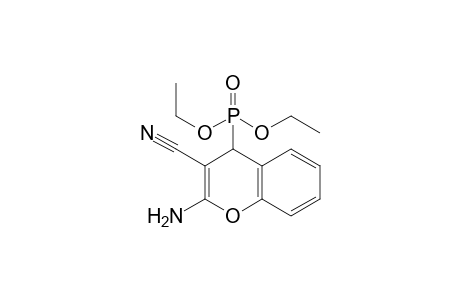 Diethyl 2-amino-3-cyano-4H-chromen-4-ylphosphonate