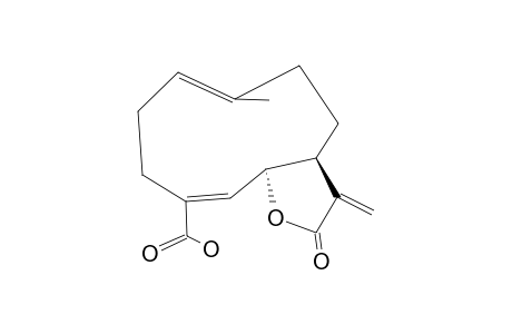 GERMACRA-1(10)E,4E,11(13)-TRIEN-12,6-A-OLIDE-15-OIC,ACID