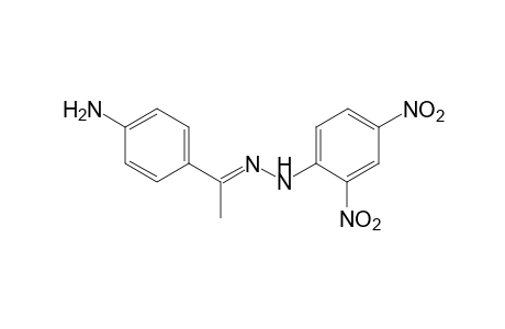 4'-aminoacetophenone, 2 ,4-dinitrophenylhydrazone