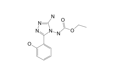 3-amino-5-(o-hydroxyphenyl)-4H-1,2,4-triazole-4-carbamic acid, ethyl ester