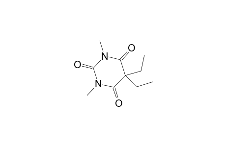 2,4,6(1H,3H,5H)-Pyrimidinetrione, 5,5-diethyl-1,3-dimethyl-