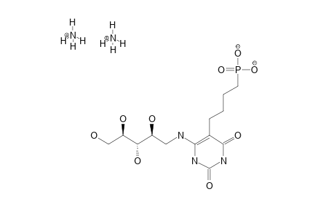 4-(6-D-RIBITYLAMINO-2,4-DIHYDROXYPYRIMIDIN-5-YL)-1-BUTYLPHOSPHONIC-ACID-DIAMMONIUM-SALT