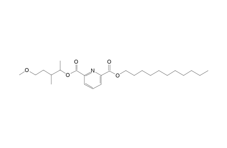 2,6-Pyridinedicarboxylic acid, 5-methoxy-3-methylpent-2-yl undecyl ester