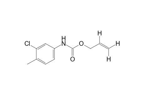 3-chloro-4-methylcarbanilic acid, allyl ester