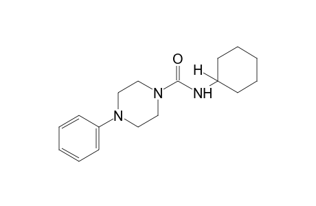 N-cyclohexyl-4-phenyl-1-piperazinecarboxamide