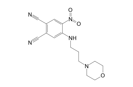 1,2-Benzenedicarbonitrile, 4-[[3-(4-morpholinyl)propyl]amino]-5-nitro-