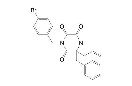 6-Allyl-6-benzyl-4-(4-bromobenzyl)piperazin-2,3,5-trione