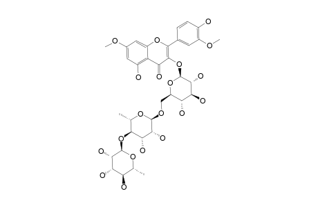 RHAMNAZIN-3-ISORHAMNINOSIDE;RHAMNAZIN-3-O-[ALPHA-L-RHAMNOPYRANOSYL-(1->4)-O-ALPHA-L-RHAMNOPYRANOSYL-(1->6)]-BETA-D-GALACTOPYRANOSIDE