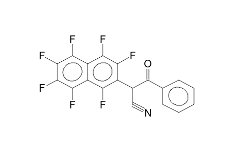 2-PERFLUORONAPHTHALENYL(BENZOYL)ACETONITRILE