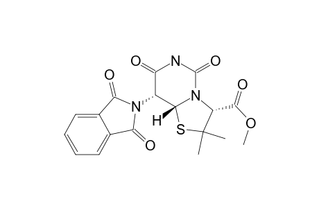 5H-Thiazolo[3,2-c]pyrimidine-3-carboxylic acid, 8-(1,3-dihydro-1,3-dioxo-2H-isoindol-2-yl)hexahydro-2,2-dimethyl-5,7- dioxo-, methyl ester, [3S-(3.alpha.,8.beta.,8a.alpha.)]-