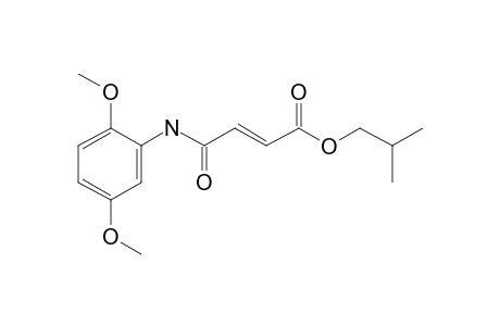 Fumaric acid, monoamide, N-(2,5-dimethoxyphenyl)-, isobutyl ester