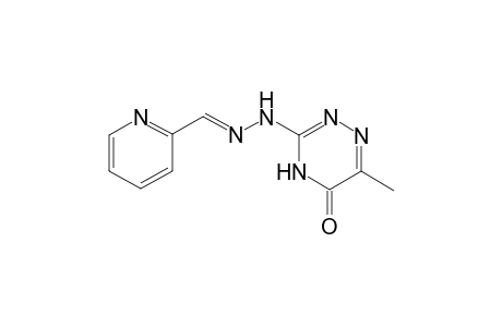 2-Pyridinecarboxaldehyde, (4,5-dihydro-6-methyl-5-oxo-1,2,4-triazin-3-yl)hydrazone