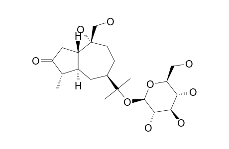 (1S,4S,5R,7R,10R)-10,11,14-TRIHYDROXY-GUAI-3-ONE-11-O-BETA-D-GLUCOPYRANOSIDE