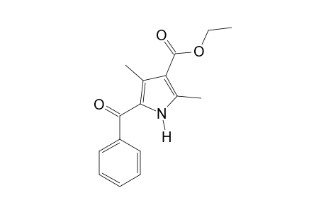 5-benzoyl-2,4-dimethylpyrrole-3-carboxylic acid, ethyl ester