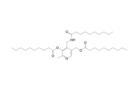 N4-decanoylpyridoxamine, didecanoate