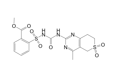 o-{[3-(7,8-dihydro-4-methyl-5H-thiopyrano[4,3-d]pyrimidin-2-yl)ureido]sulfonyl}benzoic acid, methyl ester, S,S-dioxide