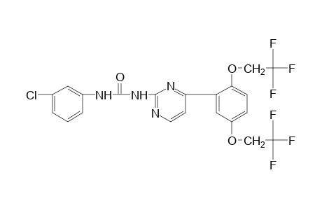 1-{4-[2,5-bis(2,2,2-trifluoroethoxy)phenyl]-2-pyrimidinyl}-3-(m-chlorophenyl)urea