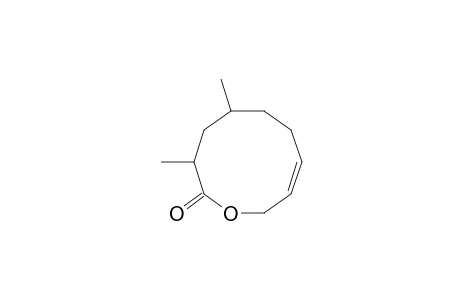 (3Z)-7,9-dimethyl-2,5,6,7,8,9-hexahydrooxecin-10-one