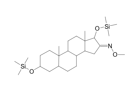 5.ALPHA.-ANDROSTANE-3.ALPHA.,17.BETA.-DIOL-16-ONE(16-O-METHYLOXIME-3.ALPHA.,17.BETA.-DI-TRIMETHYLSILYL ETHER)