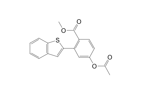 Methyl 4-(Acetyloxy)-2-(1-benzothien-2-yl)benzoate