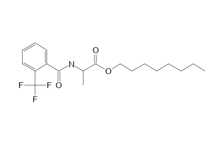 L-Alanine, N-(2-trifluoromethylbenzoyl)-, octyl ester