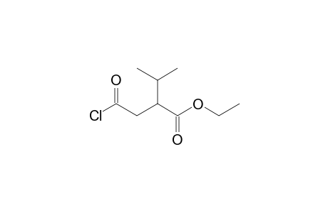 Ethyl 2-(chlorocarbonyl)methyl-3-methylbutyrate
