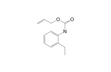 Carbonic acid, monoamide, N-(2-ethylphenyl)-, allyl ester