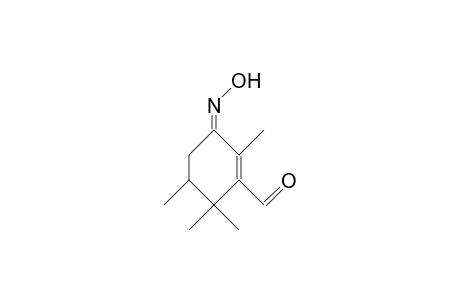 3-Formyl-2,4,4,5-tetramethyl-2-cyclohexen-1-one oxime