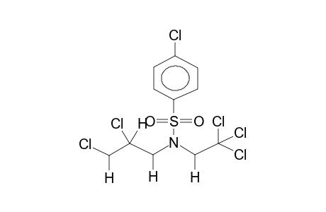 N-(2,2,2-TRICHLOROETHYL)-N-(2,3-DICHLOROPROPYL)(PARA-CHLOROPHENYL)SULPHAMIDE