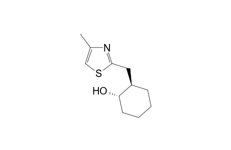 trans-2-((4-methylthiazol-2-yl)methyl)cyclohexan-1-ol