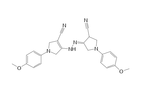 4-{2'-[4"-Cyano-1"-(p-methoxyphenyl)pyrrolidin-3"-ylidene]hydrazinyl}-1-(p'-methoxyphenyl)-2,5-dihydro-1H-pyrrole-3-carbonitrile