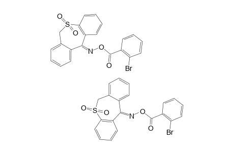 [11-(E/Z)-[5,5-DIOXO-DIBENZO-[B,E]-THIEPIN-11(6H)-YLIDEN-AMINO]-OXY]-(2-BROMOPHENYL)-METHANONE;MAJOR/MINOR-DIASTEREOMERS