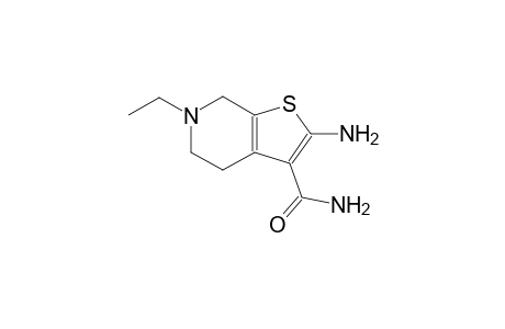 Thieno[2,3-c]pyridine-3-carboxamide, 4,5,6,7-tetrahydro-2-amino-6-ethyl-