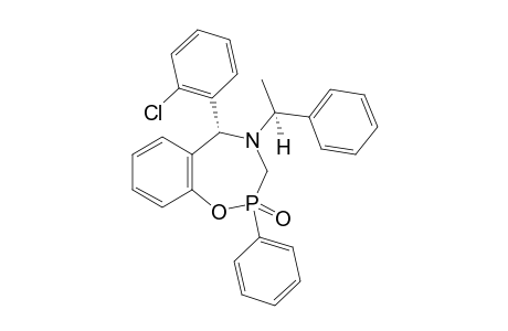 (2R)-2-PHENYL-(5R)-5-(2-CHLOROPHENYL)-4-[(1'S)-1-PHENYLETHYL]-2,3,4,5-TETRAHYDRO-1,4,2-BENZOXAZAPHOSPHEPINE-2-OXIDE