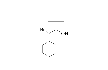 Cyclohexane, (1-bromo-3,3-dimethyl-2-hydroxybutylidene)-