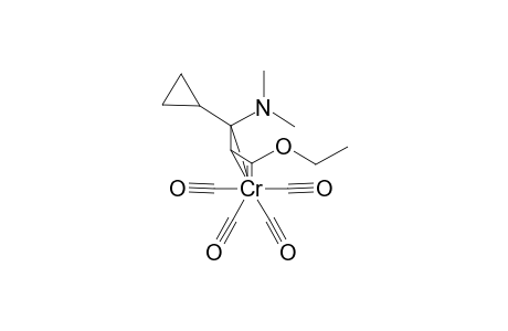 Tetracarbonyl [(2Z)-3-(dimethylamino)-1-ethoxy-3-cyclopropyl-2-propenylidene N ] chromium