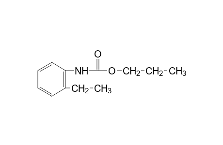 o-ethylcarbanilic acid, propyl ester