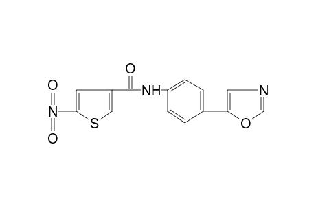5-nitro-4'-(5-oxazolyl)-3-thiophenecarboxanilide