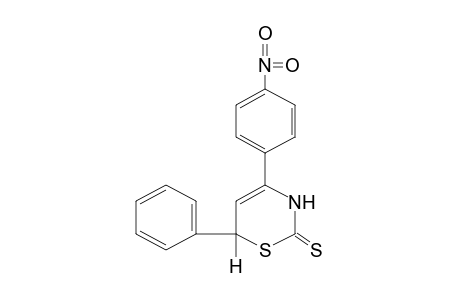 3,6-dihydro-4-(p-nitrophenyl)-6-phenyl-2H-1,3-thiazine-2-thione