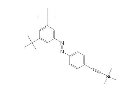 (E)-1-(3,5-Di-tert-butylphenyl)-2-{4-[(trimethylsilyl)ethynyl]phenyl}-diazene
