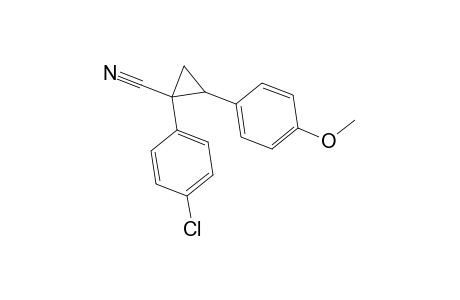 1-(4-Chloro-phenyl)-1-cyano-2-(4-methoxy-phenyl)-cyclopropane