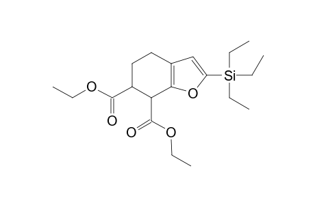 Diethyl 2-triethylsily-4,5,6,7-tetrahydrobenzofuran-6,7-dicarboxylate isomer