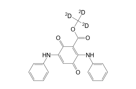 2,5-Dianilino-3,6-diketo-cyclohexa-1,4-diene-1-carboxylic acid trideuteriomethyl ester