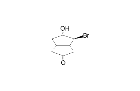 2-EXO-BROMO-3-ENDO-HYDROXYBICYCLO[3.3.0]OCTAN-7-ONE