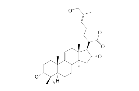 3-ALPHA,16-ALPHA,26-TRIHYDROXY-LANOSTA-7,9-(11),24-TRIEN-21-OIC_ACID