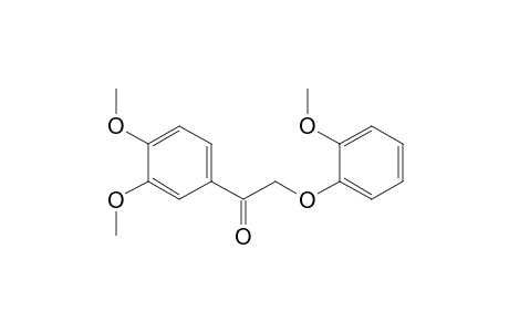 1-(3,4-dimethoxyphenyl)-2-(2-methoxyphenoxy)ethan-1-one