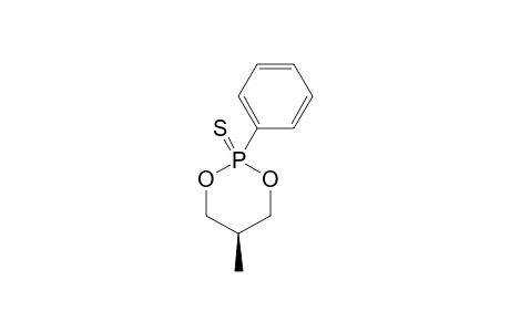 2-PHENYL-2-THIOXO-1,3,2-DIOXAPHOSPHORINANE;MINOR-ISOMER
