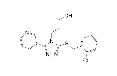 4H-1,2,4-triazole-4-propanol, 3-[[(2-chlorophenyl)methyl]thio]-5-(3-pyridinyl)-